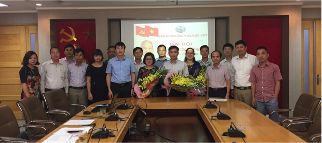Chi bộ Công ty Thi công cơ giới Viglacera tổ chức thành công Đại hội chi bộ nhiệm kỳ 2017 - 2020